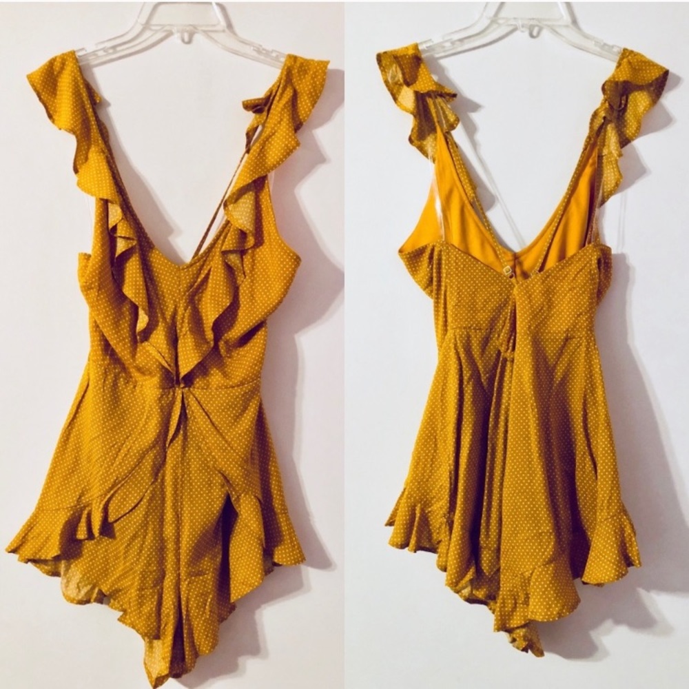 Burnt yellow romper